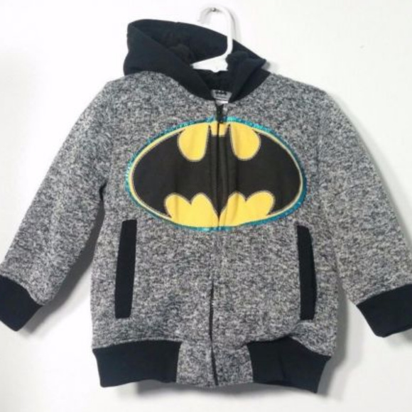 Batman Other - Batman Coat Jacket Hoodie Boy's Size 4 Zip Up